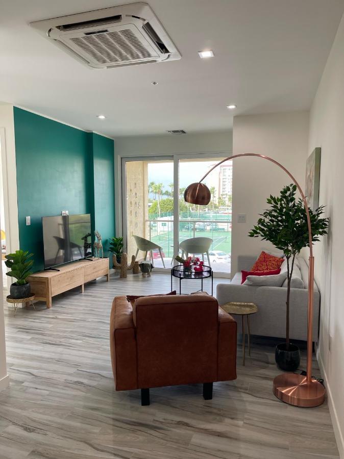 Luxury Ocean view Condo @ Aruba’s Palm Beach Esterno foto