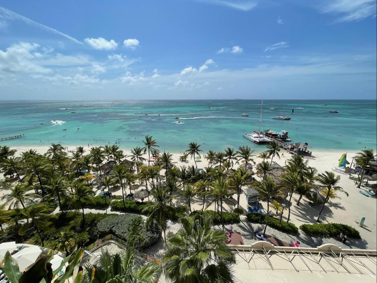 Luxury Ocean view Condo @ Aruba’s Palm Beach Esterno foto